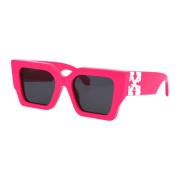 Off White Catalina Solglasögon för Stiligt Solskydd Pink, Unisex