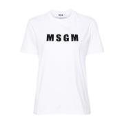Msgm Snygga T-shirts och Polos White, Dam