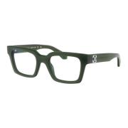 Off White Stiliga Optical Style 72 Glasögon Green, Unisex