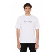 Balenciaga T-shirt med logotryck White, Herr