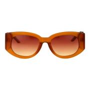 Casablanca Stiliga solglasögon med As23-Ew-020-02W Orange, Dam