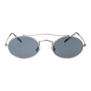 Giorgio Armani Snygga Solglasögon för Trendig Look Gray, Herr