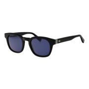 Lacoste Snygga Solglasögon för Trendig Look Black, Herr