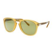 Persol Vintage Aviator Solglasögon Steve McQueen Stil Yellow, Herr