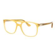 Persol Stiliga Optiska Glasögon Greta Kollektion Yellow, Dam