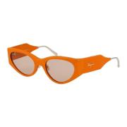 Salvatore Ferragamo Stiliga solglasögon Sf950Sl Orange, Dam