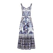 Dolce & Gabbana Maxi Dresses Blue, Dam