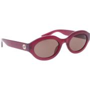 Gucci Stiliga solglasögon med unik design Purple, Dam