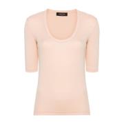 Fabiana Filippi Rosa T-shirts & Polos för kvinnor Pink, Dam