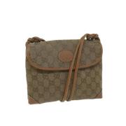 Gucci Vintage Pre-owned Canvas gucci-vskor Beige, Dam