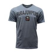 Parajumpers Buster Tee Blå-Grå Logo T-shirt Blue, Herr