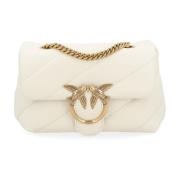 Pinko Vit Love Puff Mini Väska White, Dam