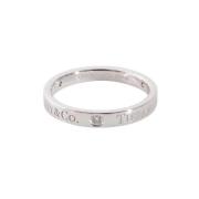 Tiffany & Co. Pre-owned Pre-owned Metall ringar Gray, Dam