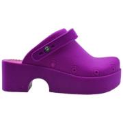 Xocoi Flocked Clogs Sneakers Purple, Dam