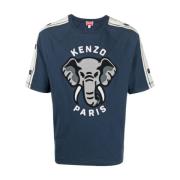 Kenzo Elefantmotiv T-shirt och Polos Multicolor, Herr