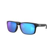 Oakley Holbrook Sunglasses - Matte Black Prizm Sapphire Polarized Blac...