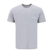 Comme des Garçons Logo Print T-Shirt Casual Stil Gray, Herr