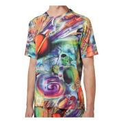 Australian All Over Print Ace T-Shirt Planeter Multicolor, Herr