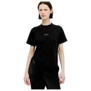 Song for the Mute Logo Print Bomull Jersey T-shirt Black, Dam