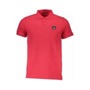 Cavalli Class Röd Bomull Polo Shirt, Kortärmad, Normal Passform Red, H...