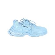 Balenciaga Vintage Pre-owned Polyester sneakers Blue, Dam