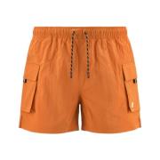 K-Way Orange Ripstop Shorts Orange, Herr