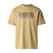 The North Face Vintage Beige Bomull T-shirt 1966 Beige, Herr