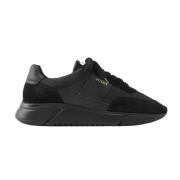 Axel Arigato Svarta Vintage Runner Sneakers Med Meshdetaljer Black, He...