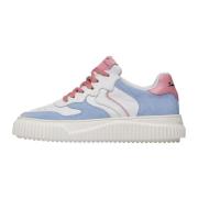 Voile Blanche Leather and suede sneakers Laura Blue, Dam