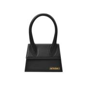 Jacquemus Läder handvskor Black, Dam