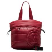 Michael Kors Pre-owned Pre-owned Canvas axelremsvskor Red, Dam