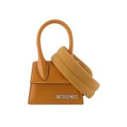 Jacquemus Läder handvskor Brown, Dam