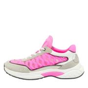 Valentino Vintage Pre-owned Tyg sneakers Pink, Dam