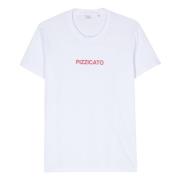 Aspesi Bomull T-shirt med Unik Design White, Herr