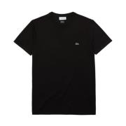 Lacoste Klassisk Bomull T-shirt Black, Herr