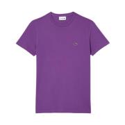 Lacoste Klassisk kortärmad T-shirt Purple, Herr