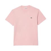 Lacoste Klassisk kortärmad T-shirt Pink, Herr