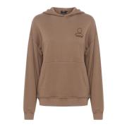 Lounge Nine Qonradln Hoodie Sweatshirt Valnöt Brown, Dam