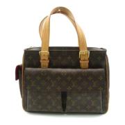 Louis Vuitton Vintage Pre-owned Canvas handvskor Brown, Dam