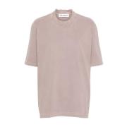 Our Legacy Blush Beige Bomull Jersey T-shirt Pink, Dam