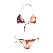 Vivienne Westwood Färgglad Triangel Bikini Kyss Multicolor, Dam