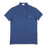 Brooksfield Denim Polo Skjorta Blue, Herr