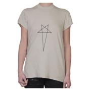 Rick Owens Stjärntryck T-shirt Beige, Dam