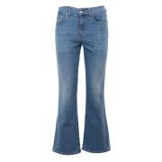 Roy Roger's Hög midja Bootcut Jeans Zandra Blue, Dam