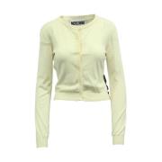 Moschino Pre-Owned Pre-owned Nylon toppar Beige, Dam