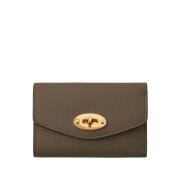 Mulberry Vikt Multi-Card Plånbok Linne Grön Green, Dam