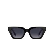 Tommy Hilfiger Cateye solglasögon med grå gradient linser Black, Dam