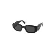 Prada Svarta solglasögon med 1Ab5S0 modell Black, Dam