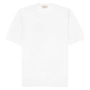 Altea Linne Bomull Vit T-shirt White, Herr