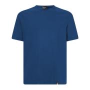Drumohr Casual T-shirt för män Blue, Herr